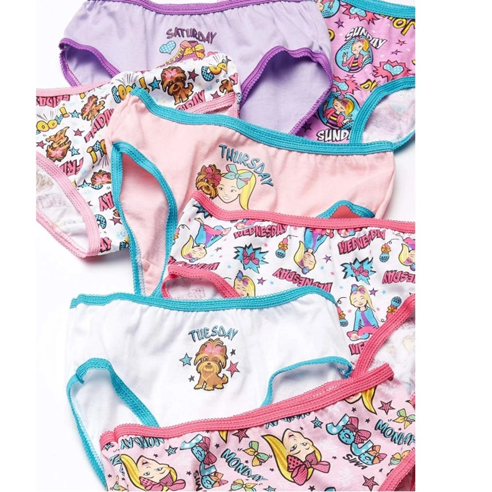 JoJo Siwa Days of the Week Girls Briefs - Multicolor